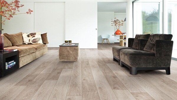 Kinh nghiệm lựa chọn sàn gỗ công nghiệp phòng khách đẹp?
