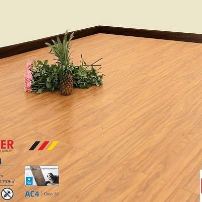 Sàn gỗ Morser cốt trắng 12mm MF 114