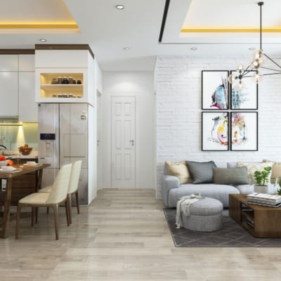 Lưu ý khi lát sàn gỗ chung cư, căn hộ hiện đại