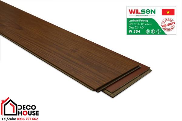 Sàn gỗ Wilson 554 8mm
